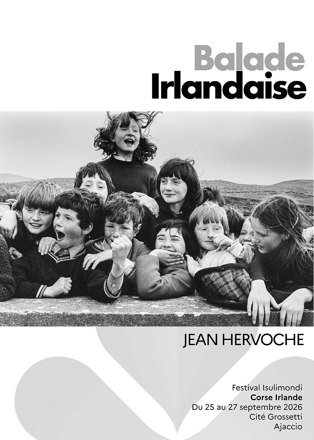 Affiche de l'exposition Balade irlandaise, Jean Hervoche